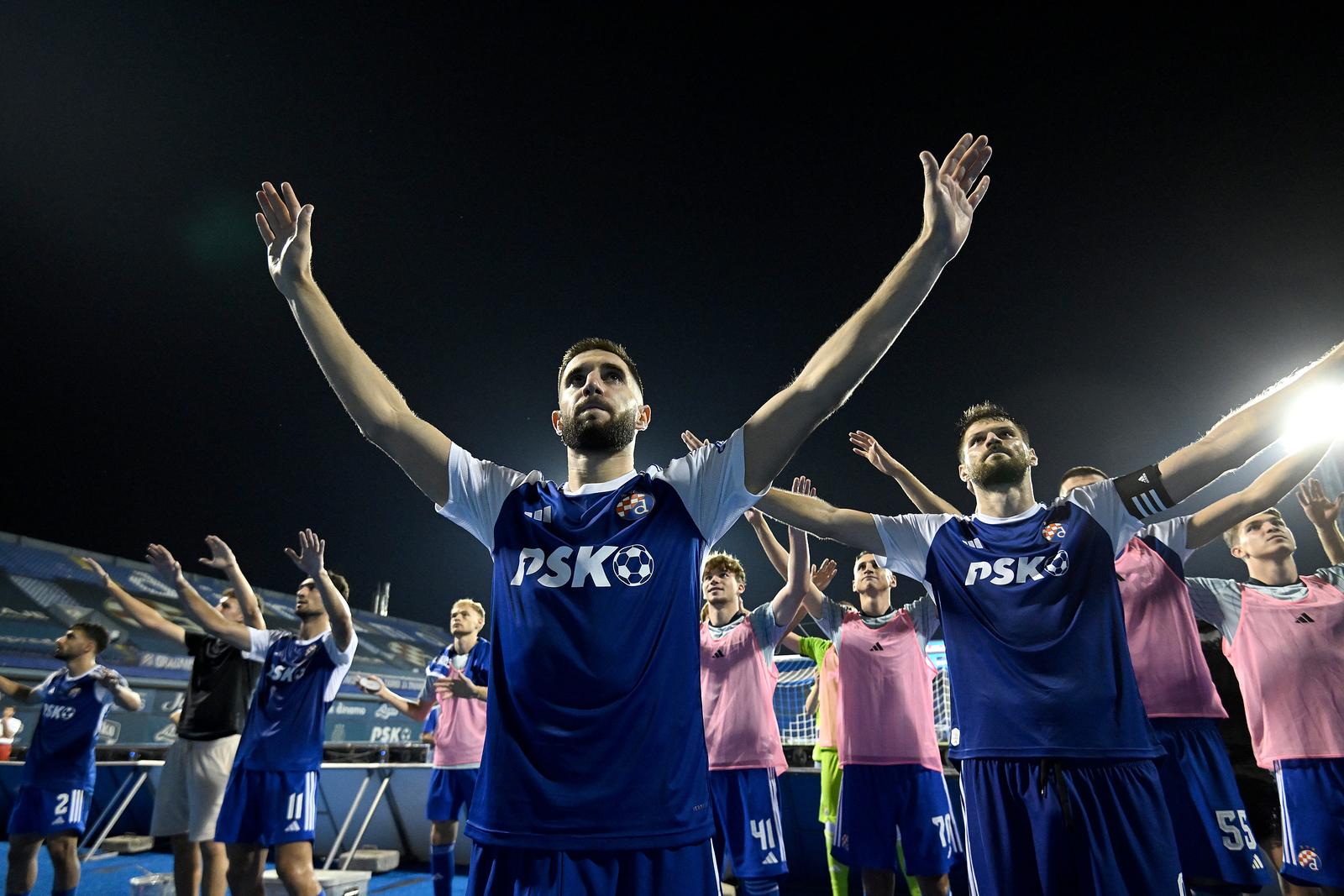 24.08.2023., stadion Maksimir, Zagreb - Prva utakmica play-offa UEFA Europske lige, GNK Dinamo Zagreb - Sparta Prag. Luka Ivanusec.
 Photo: Marko Lukunic/PIXSELL