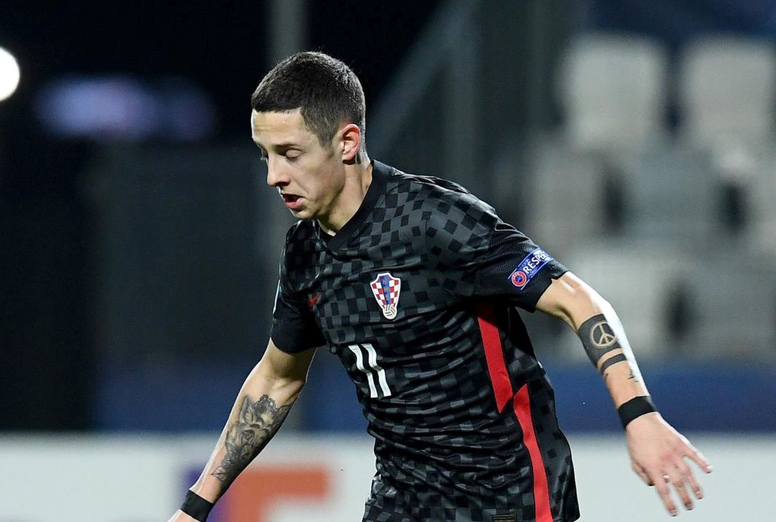25.03.2021., stadion Bonifika, Koper, Slovenija - UEFA Europsko U21 prvenstvo, skupina D, Portugal - Hrvatska. Photo: Marko Lukunic/PIXSELL