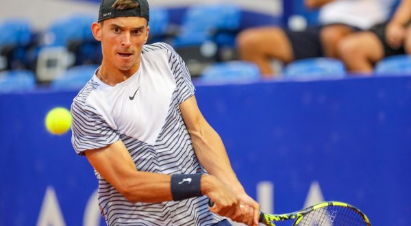 26.07.2023., Umag - Plava Laguna Croatia Open Umag. 

Drugo kolo, mec izmedju Madjara Zsombor Piros i Hrvata Dino Prizmic . Photo: Srecko Niketic/PIXSELL