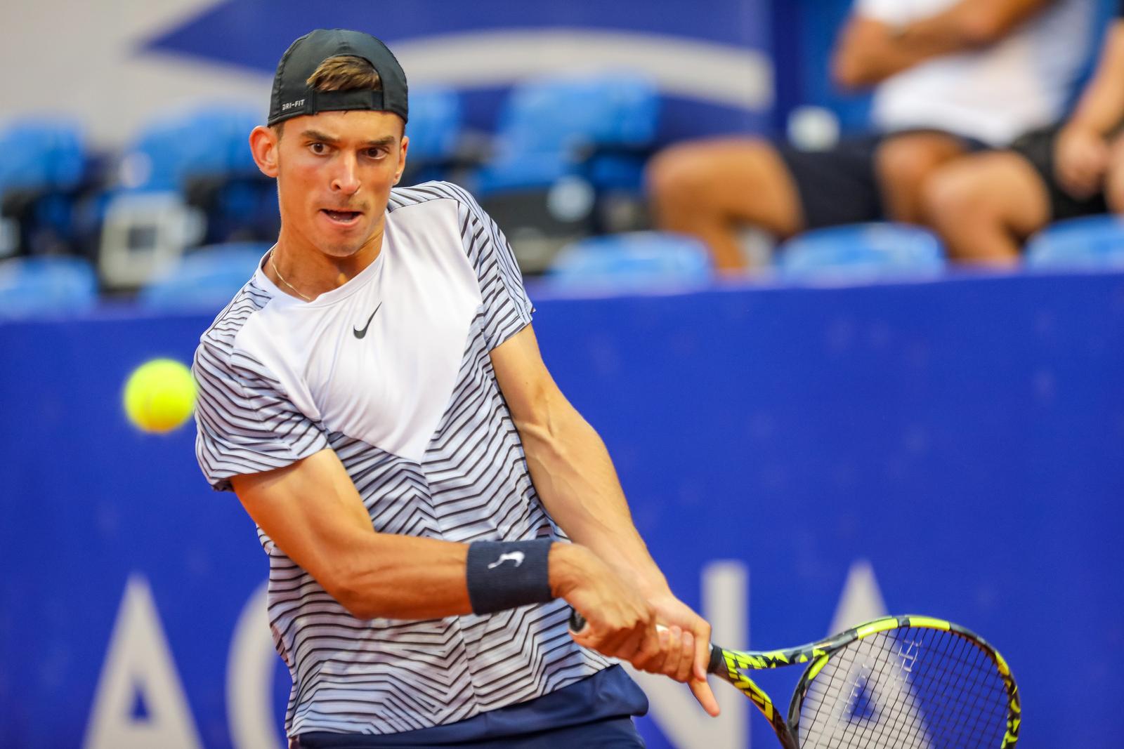26.07.2023., Umag - Plava Laguna Croatia Open Umag. 

Drugo kolo, mec izmedju Madjara Zsombor Piros i Hrvata Dino Prizmic . Photo: Srecko Niketic/PIXSELL