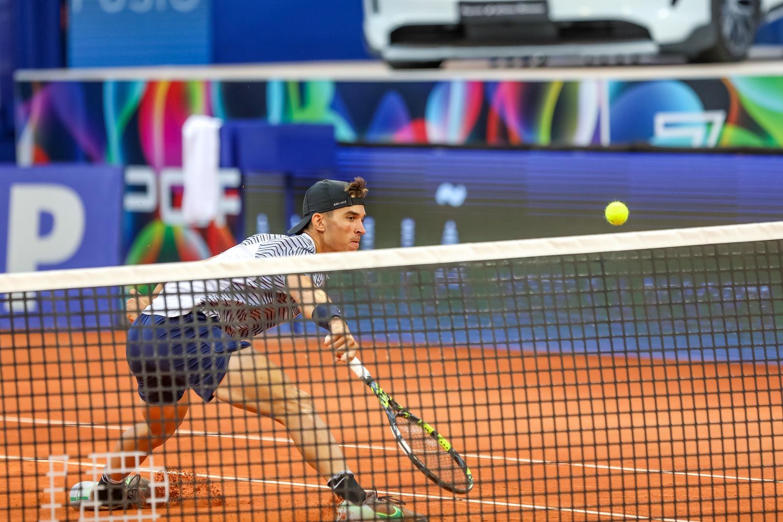 26.07.2023., Umag - Plava Laguna Croatia Open Umag. 

Drugo kolo, mec izmedju Madjara Zsombor Piros i Hrvata Dino Prizmic . Photo: Srecko Niketic/PIXSELL