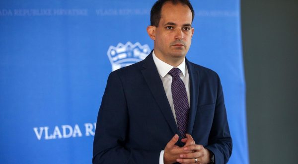 27.07.2023., Zagreb - Ministar pravosudja Ivan Malenica dao je izjavu za medije povodom zavrsteka strajka djelatnika u pravosudju Photo: Zeljko Hladika/PIXSELL