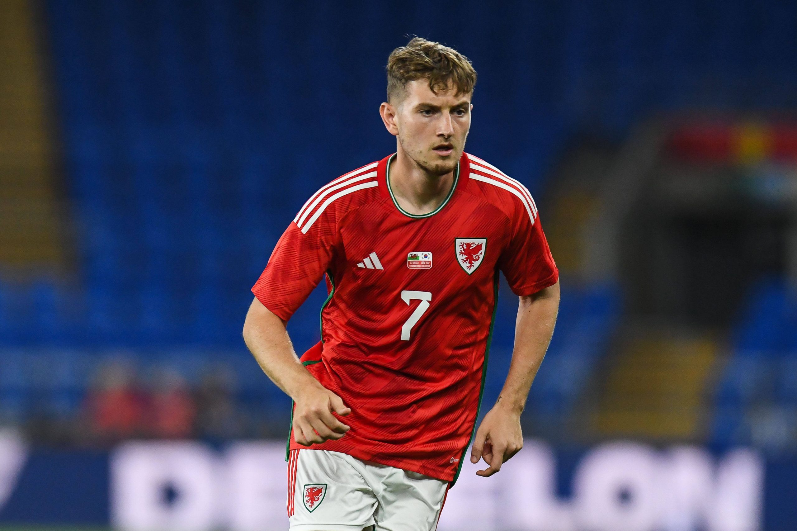International Friendly, Länderspiel, Nationalmannschaft Wales v Korea Republic David Brooks of Wales during the International Friendly match Wales vs Korea Republic at Cardiff City Stadium, Cardiff, United Kingdom, 7th September 2023 Photo by Mike Jones/News Images Copyright: xMikexJones/NewsxImagesx