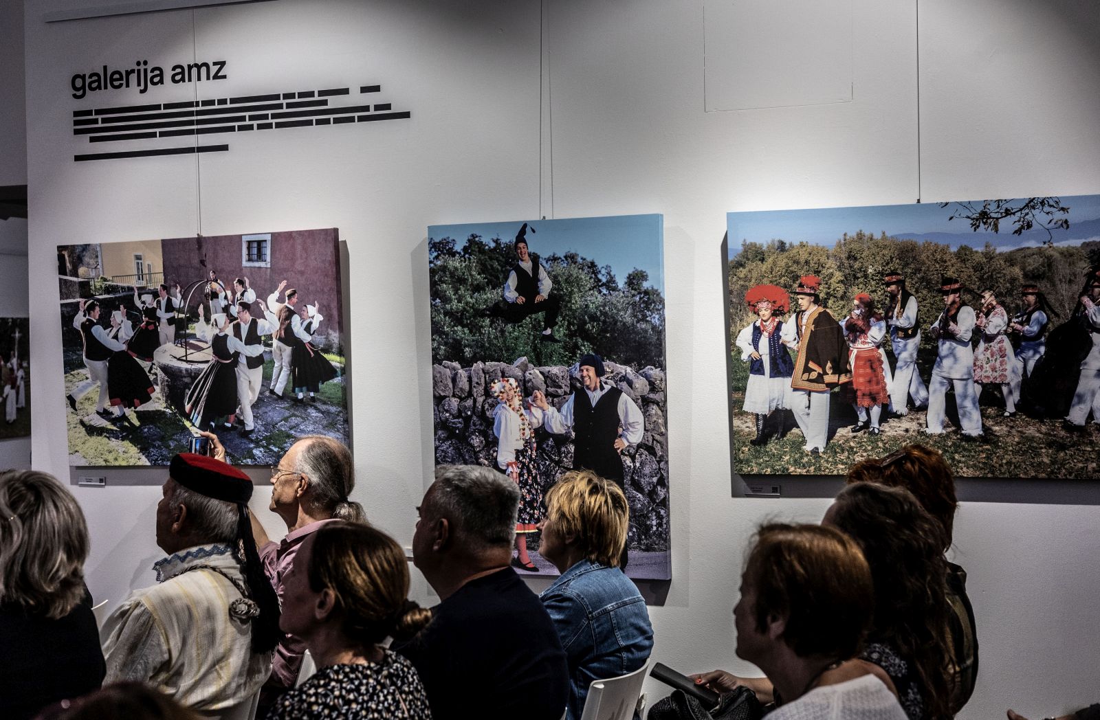 Zagreb, 18.9.2023 - Predstavljanje publikacije "Nematerijalna kulturna dobra Republike Hrvatske" Ministarstva kulture i medija i otvorenje izložbe fotografija Marka Gracina "Tragom hrvatske baštine".
Foto Hina/ Dario GRZELJ/ dag
