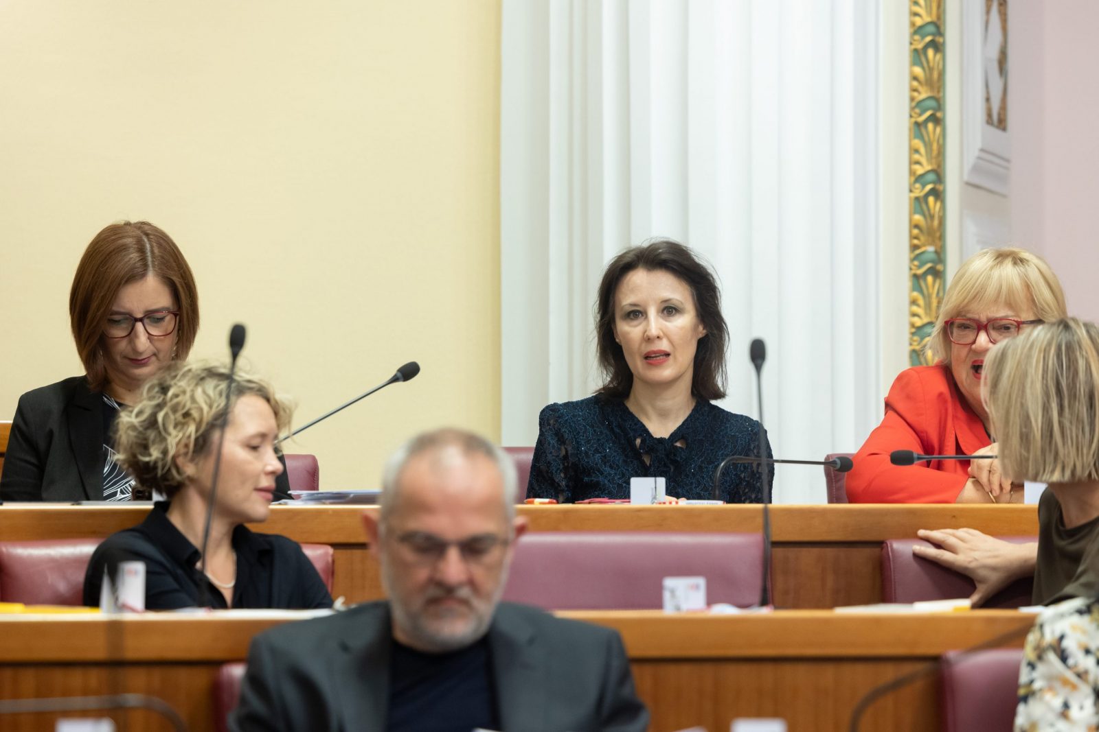 Zagreb, 28.09.2023. - Nastavak 18. sjednice Hrvatskog sabora.
Na fotografiji Dalija Orešković.
foto HINA/ Edvard ŠUŠAK/ es