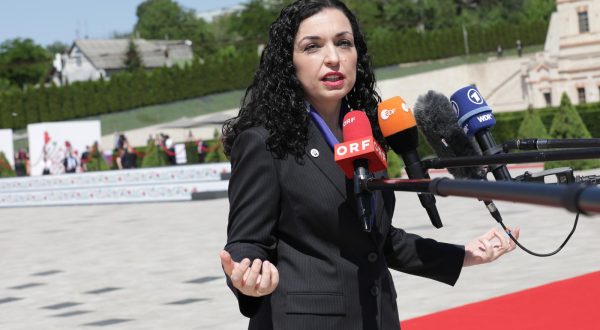 01, June, 2023, Chisinau - The summit of the European Political Community, which takes place in Mimi Castle, in the town of Bulboaki near Chisinau. Vjosa Osmani. Photo: Aleksandar Roknic/ATAImages.

01, jun, 2023, Kisinjev - Samit Evropske političke zajednice, koji se održava u zamku Mimi, u gradu Bulboaki kod Kisinjeva. . Photo: Aleksandar Roknic/ATAImages. Photo: ATAImages/PIXSELL