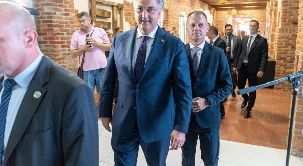 01.09.2022., Sopje - Hotel Visnjica, U povodu Dana Viroviticko-podravske zupanije, predsjednik Vlade Andrej Plenkovic sudjelovao je na svecanoj sjednici Zupanijske skupstine te zupanije. Photo: Davor Javorovic/PIXSELL