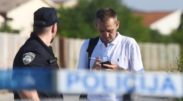 03.07.2023., Sibenik - Radnici blokirali  ulazak direktoru Robertu Miljkovicu   u tvrtku Cesta Sibenik. Robert Miljkovic. Photo: Hrvoje Jelavic/PIXSELL