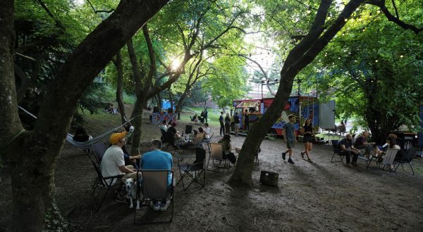 04.07.2023. Zagreb- Omiljena ljetna manifestacija Art park otvorila je svoj umjetnicki kamp u parku Ribnjak, ispod katedrale. Photo: Boris Scitar/PIXSELL