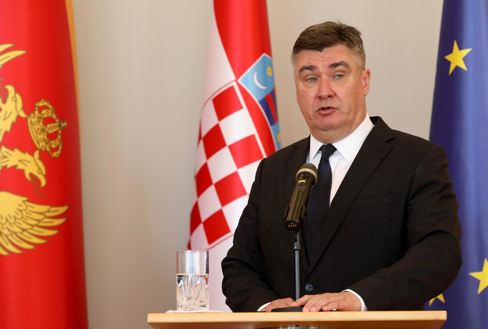 04.09.2023., Zagreb - Konferencija za medije predsjednika Crne Gore Jakova Milatovica i predsjednika RH Zorana Milanovica. Photo: Robert Anic/PIXSELL
