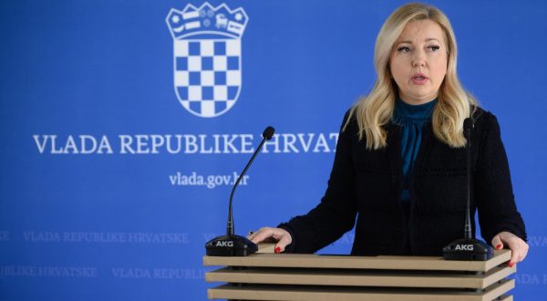05.01.2023., Zagreb - Margareta Madjeric komentirala je napad muskarca na zenku te ubojstvo dijeteta u Kozarim putevima. Photo: Davor Puklavec/PIXSELL