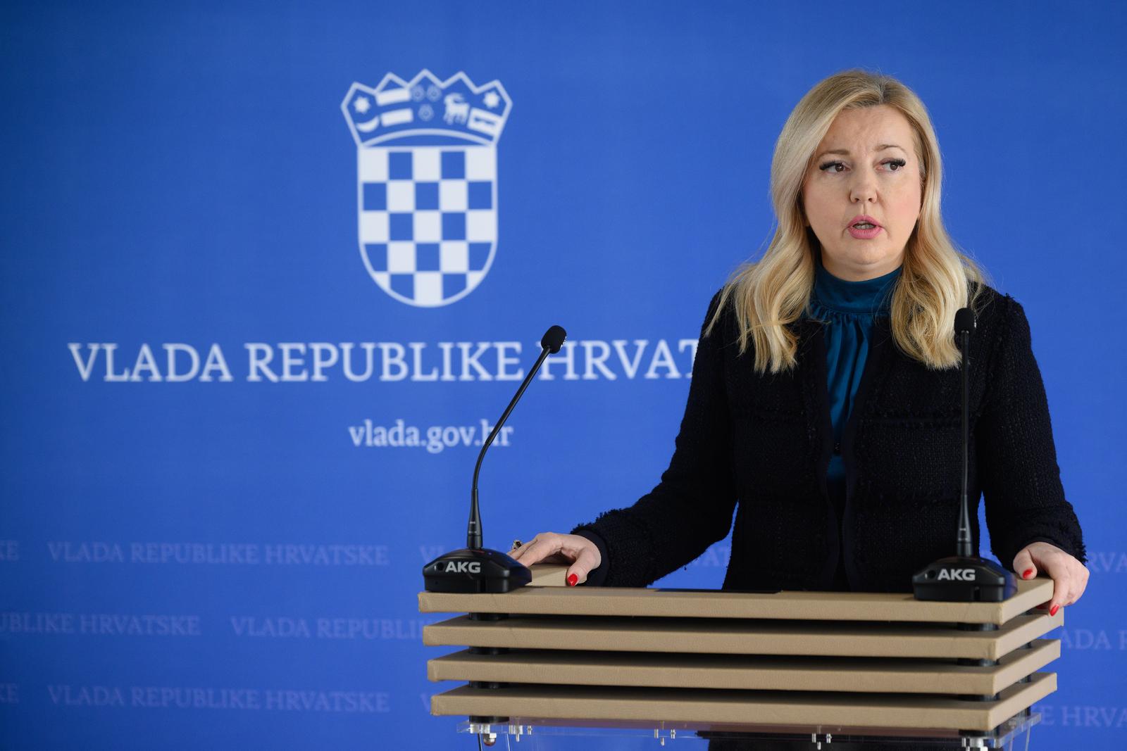 05.01.2023., Zagreb - Margareta Madjeric komentirala je napad muskarca na zenku te ubojstvo dijeteta u Kozarim putevima. Photo: Davor Puklavec/PIXSELL
