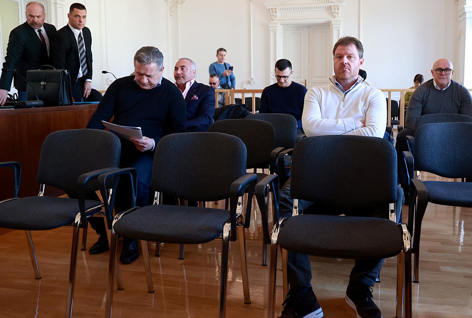 06.02.2023., Osijek - Na Zupanijskom sudu nastavljeno je sudjenje braci Zoranu i Zdravku Mamicu te jos petorici okrivljenika koje se tereti za zlocinacko udruzenje i izvlacenje novca. Photo: Davor Javorovic/PIXSELL