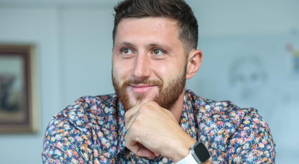07.09.2023., Zagreb - Redakcija Nacional-a. NBA kosarkas i reprezentativac BiH Jusuf Nurkic. Photo: Sanjin Strukic/PIXSELL