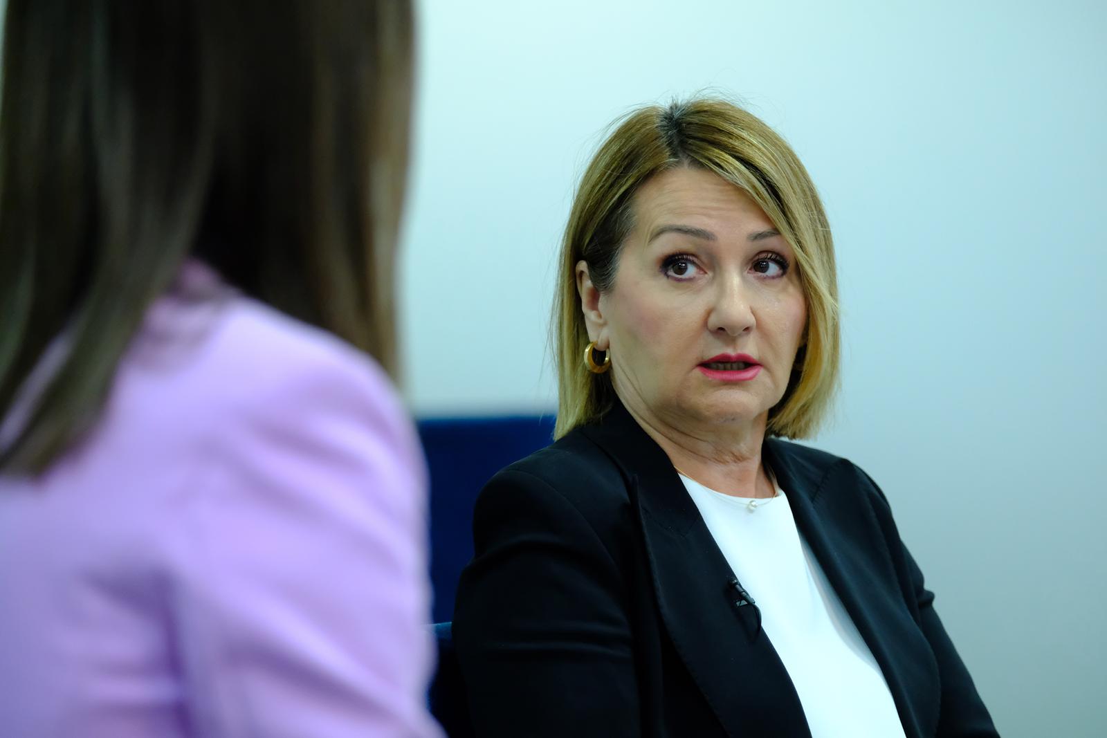08.06.2022., Zagreb - Odrzana je tribina “Covid-19 i mentalno zdravlje onkoloskih bolesnika” u organizaciji udruge Europa Donna. Vesna Ramljak.  Photo: Slaven Branislav Babic/PIXSELL