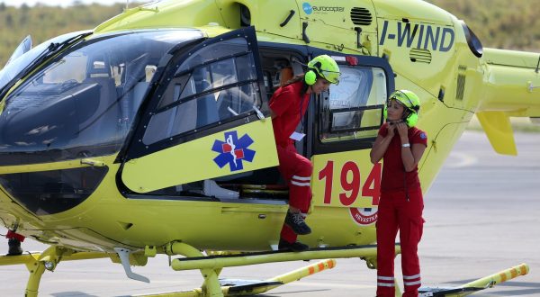 08.09.2015., Omisalj, otok Krk - Helikopterska hitna sluzba u Zracnoj luci Rijeka.r"nPhoto: Goran Kovacic/PIXSELL