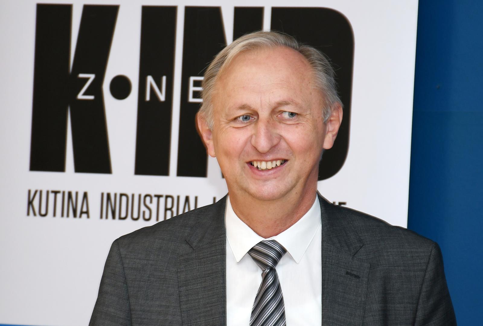08.09.2021., Kutina - Kutinski gradonacelik Zlatko Babic odrzao je konferenciju za medije vezanu uz posljednja dogadjanja u tvrtki Eko Moslavina.rPhoto: Nikola Cutk/PIXSELL