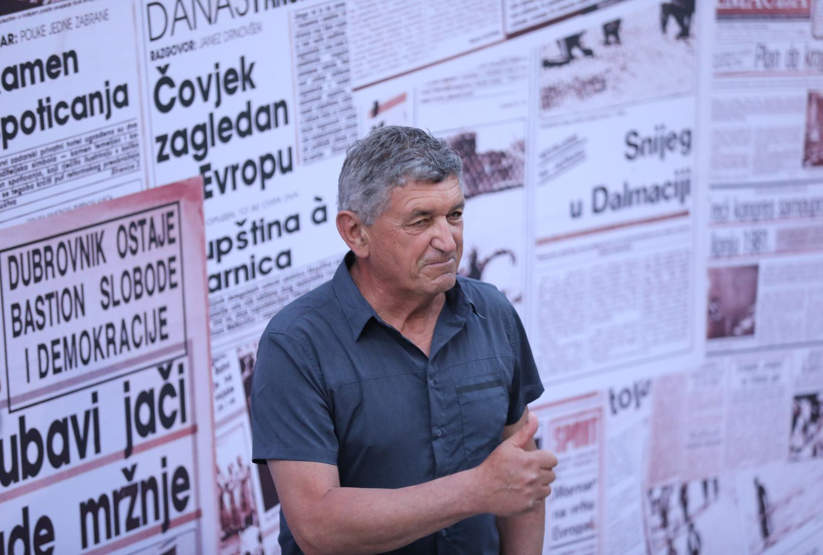 09.06.2023., Split - Premijer Andrej Plenkovic u drustvu ministara i  javnih osoba na 80 rodjendanu Slobodne Dalmacije u galeriji Mestrovic. Photo: Ivo Cagalj/PIXSELL