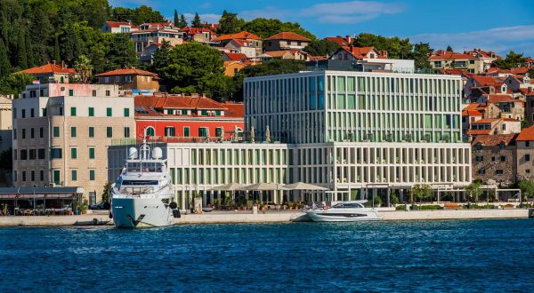 10.08.2023., Split - Jutarnje panorame Splita iz gradske Luke. Photo: Zvonimir Barisin/PIXSELL