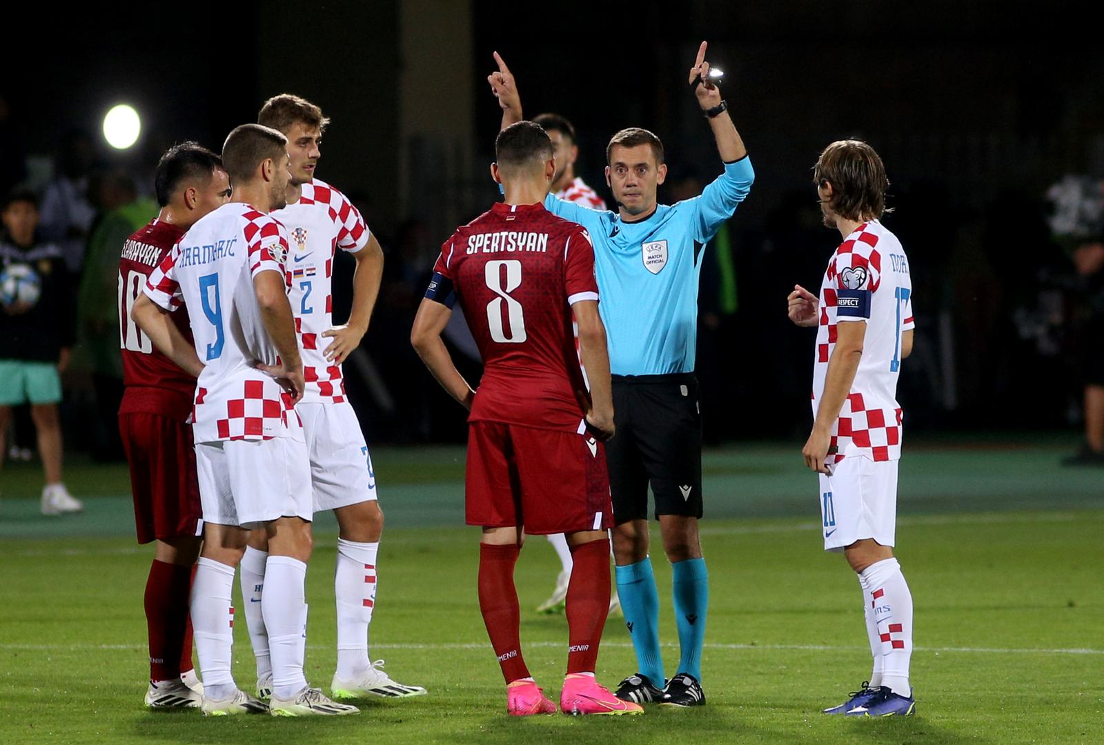 11.09.2023., Erevan, Armenija - Kvalifikacijska utakmice za UEFA Euro 2024. nogometno prvenstvo, 6. kolo, Armenija - Hrvatska.  Photo: Hrach Khachatryan/PIXSELL