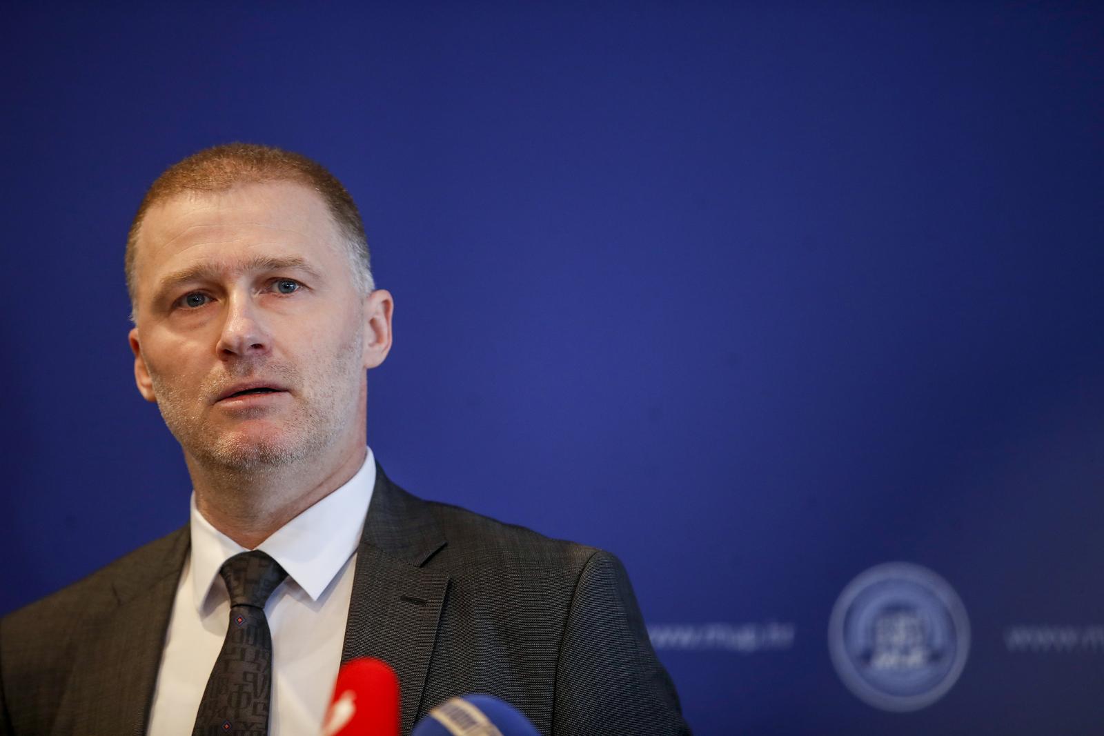 12.01.2022., Zagreb - S obzirom na iskazani interes za izjavom predstavnika hrvatske policije koji je proteklih dana boravio u posjetu MUP-u Republike Srbije po pitanju traganja za nestalim Matejem Perisem,  Izjavu za medije dao je pomocnik glavnog ravnatelja policije i nacelnik Uprave kriminalisticke policije Antonio Gerovac. Photo: Slavko Midzor/PIXSELL
