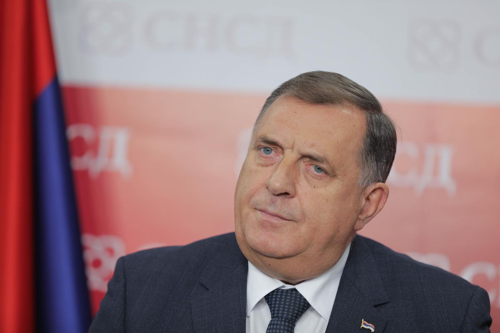 12.09.2023., prostorije Sekretarijata Glavnog odbora SNSD-a, Banjaluka (BiH) –Sjednica Izvrsnog komiteta SNSD-a koja dolazi nakon juceranjeg potvrdjivanja optuznice protiv predsjednika ove stranke Milorada Dodika i najavljenog danasnjeg dolaska Visokog predstavnika u BiH Christiana Schmidta u Banjaluku, a kojeg vlasti u RS ne priznaju.     Photo: Dejan Rakita/PIXSELL