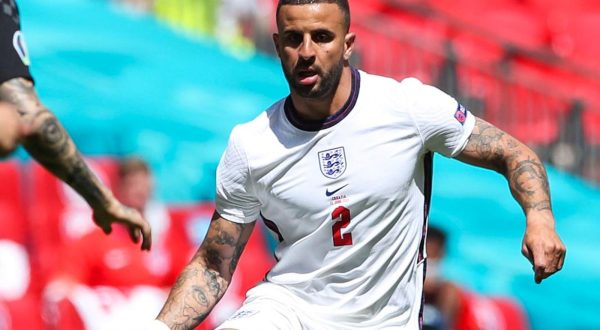 13.06.2021., London, Engleska - Wembley. UEFA Europsko prvenstvo 2020, skupina D, 1. kolo, Engleska - Hrvatska. Kyle Walker. rPhoto: Luka Stanzl/PIXSELL