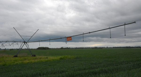 14.05.2020., Slavonski Brod - Sustav za navodnjavanje velikih poljoprivrednih povrsina. Photo: Ivica Galovic/PIXSELL