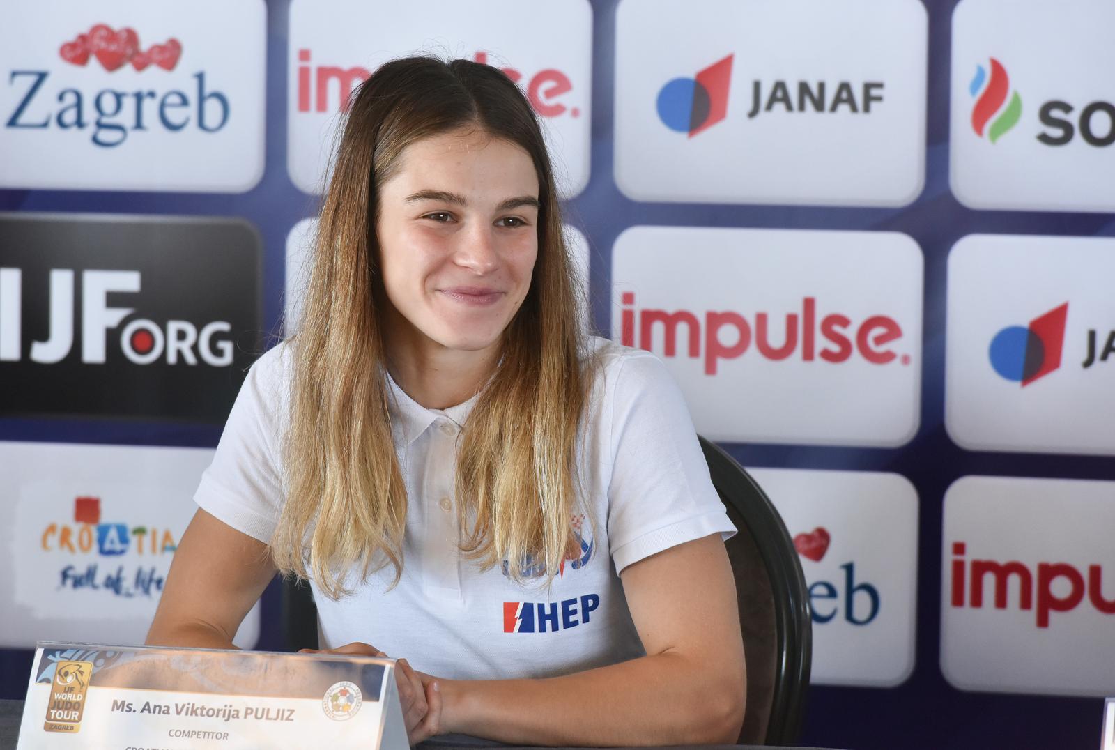 14.07.2022., Zagreb - U Hotelu Westin odrzana je konferencija za medije IJF World Tour Grand Prix Zagreb 2022. Ana Viktorija Puljiz Photo: Davorin Visnjic/PIXSELL