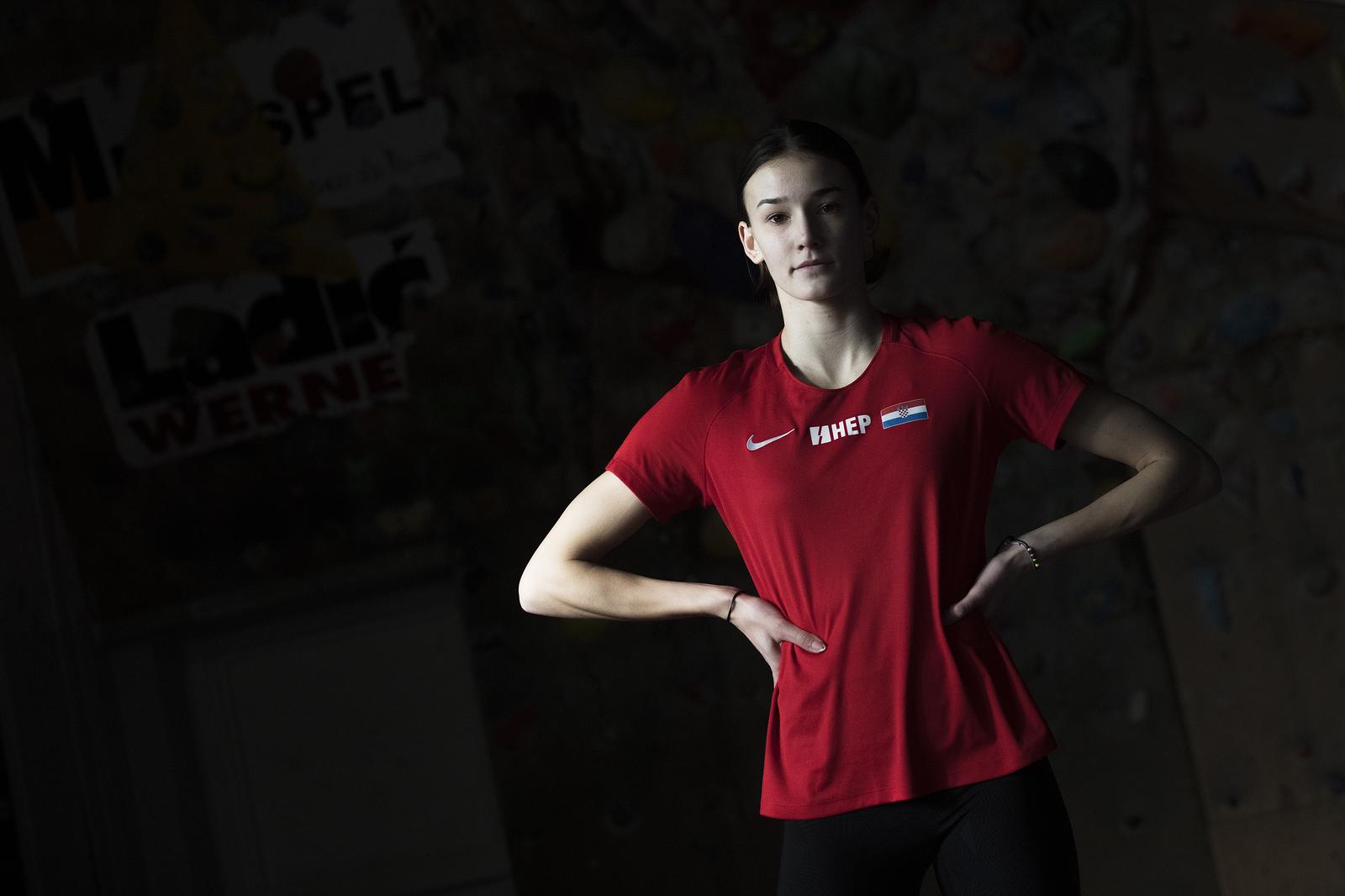 14.02.2023., Varazdin- Atleticarka Jana Koscak, velika nada hrvatske atletike.
 Photo: Vjeran Zganec Rogulja/PIXSELL