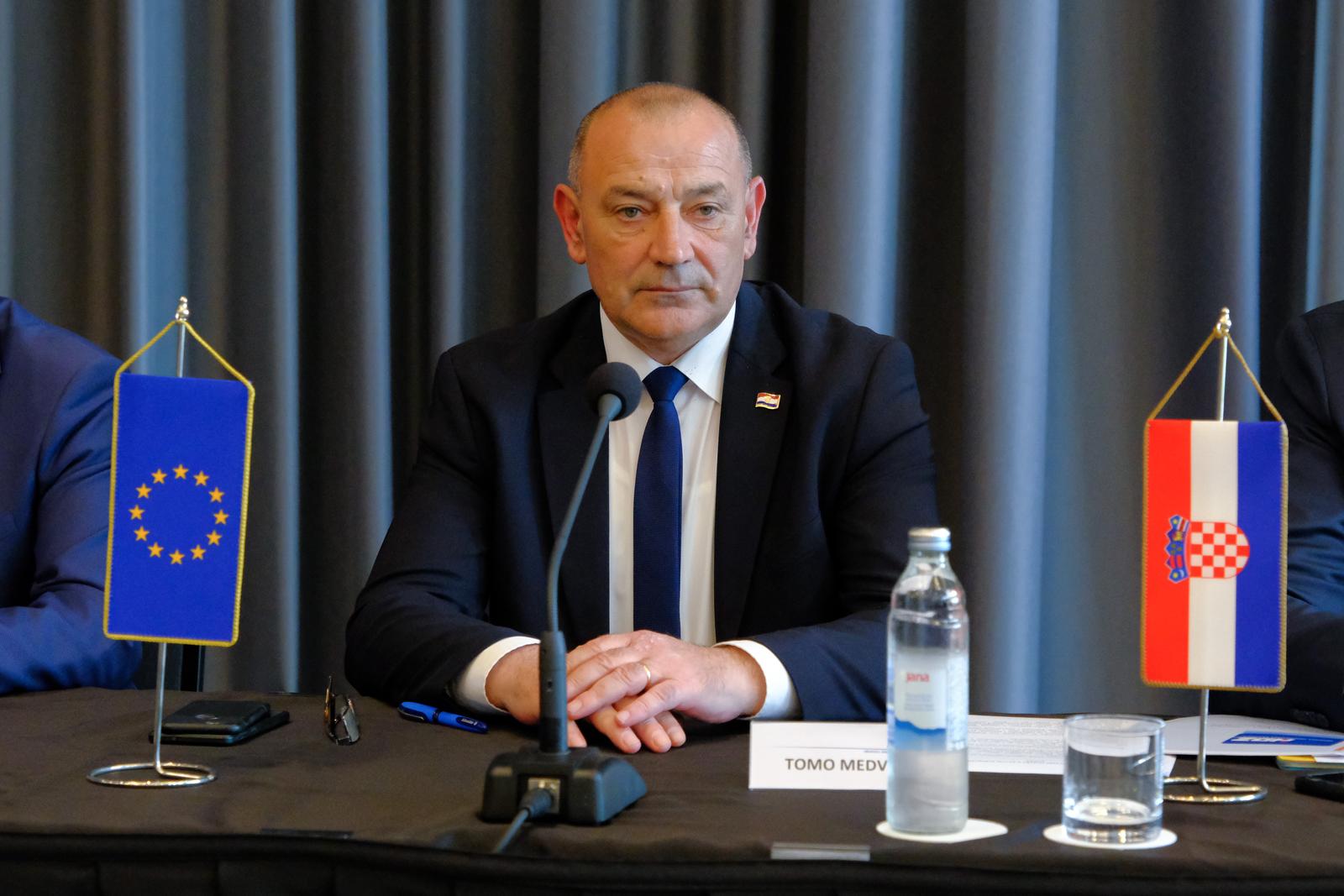 15.06.2023., Zagreb - Povodom obiljezavanja 34. godisnjice stranke, odrzana je sjednica predsjednistva HDZ-a i Nacionalnog odbora HDZ-a. Photo: Slaven Branislav Babic/PIXSELL
