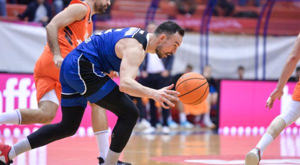 17.02.2023., KC Drazen Petrovic, Zagreb - Zavrsni turnir SuperSport kupa Kresimir Cosic, polufinale, KK Cedevita Junior - KK Dinamo Zagreb. Photo: Igor Soban/PIXSELL