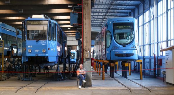 17.09.2023., Zagreb - U povodu 132. obljetnice Zagreba?kog elektri?nog tramvaja i Europskog tjedna mobilnosti, ZET po prvi put  organizirao "Dane otvorenih vrata".  Photo: Matija Habljak/PIXSELL