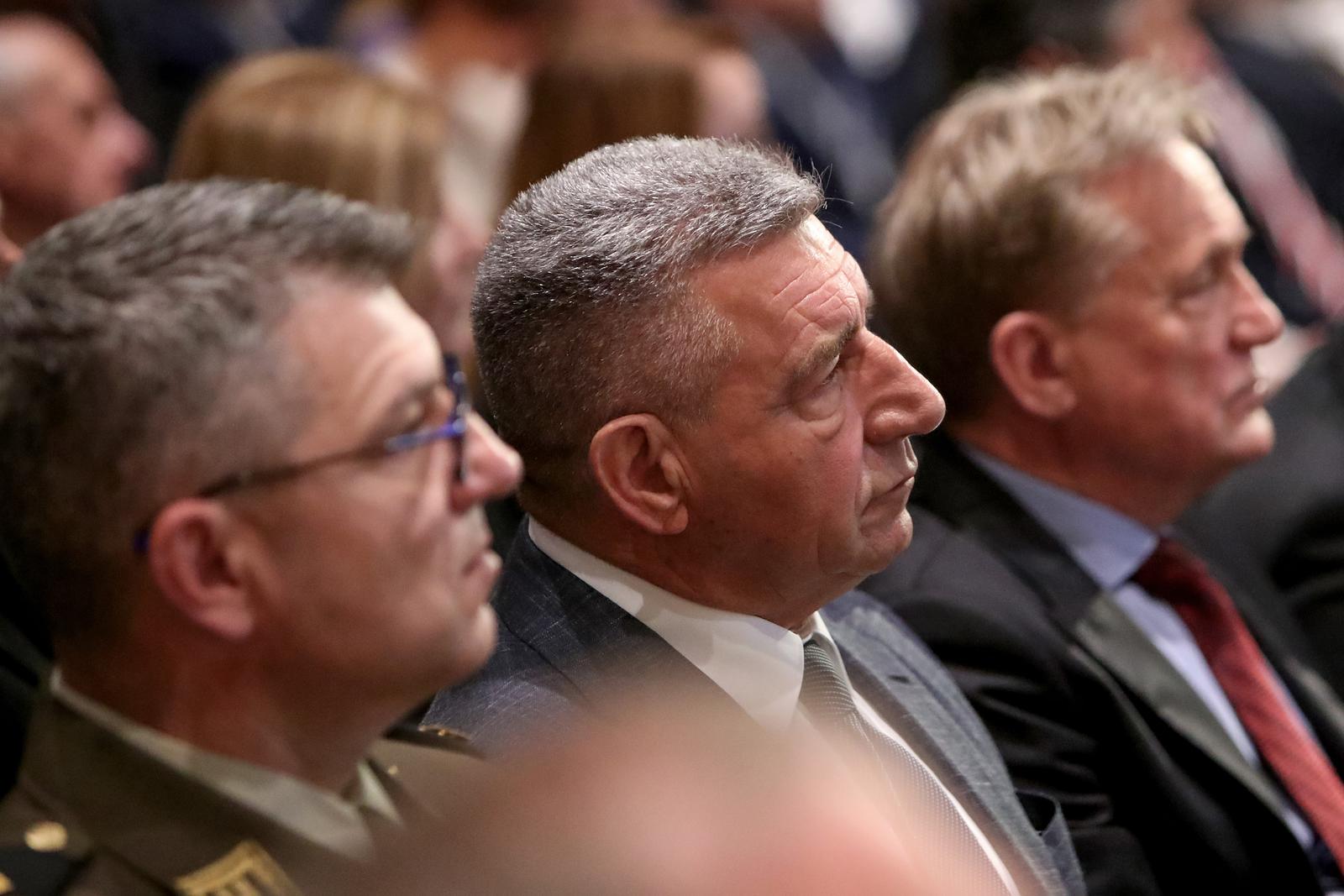 18.04.2023., Punta Skala - Povodom Dana Zadarske zupanije u Multifunkcionalnoj dvorani Ventus odrzana je svecana sjednica Zupanijske skupstine. Ante Gotovina Photo: Sime Zelic/PIXSELL