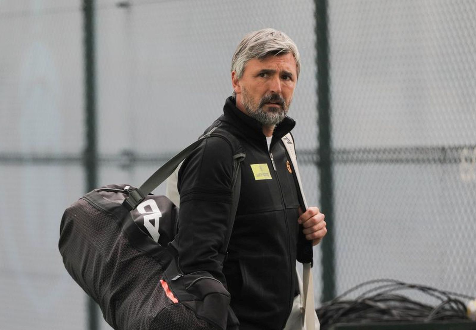 18.04.2023., Banja Luka, Bosna i Hercegovina - Goran Ivanisevic, trener Novaka Djokovica, dolazi na trening u Teniski centar Nacionalnog teniskog kompleksa u parku Mladen Stojanovic. Photo: Dejan Rakita/PIXSELL