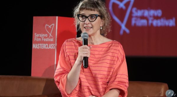18.08.2022., Sarajevo, Bosna i Hercegovina - Jasmila Zbanic odrzala je masterclass u sklopu 28. Sarajevo Film Festivala. Photo: Armin Durgut/PIXSELL