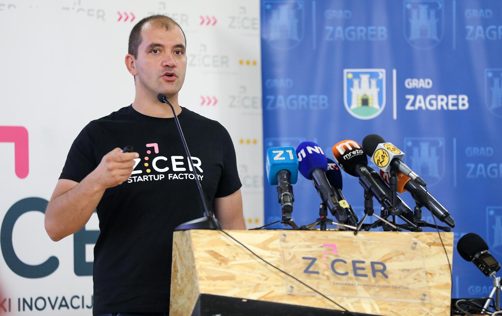 19.07.2022., Zagreb,  Gradonacelnik Grada Zagreba Tomislav Tomasevic otvorit ce proces prijava za sedmu generaciju najveceg startup akceleratora - Startup Factory. Najboljim timovima za razvoj inovativnih tehnoloskih proizvoda Grad Zagreb je osigurao 800.000,00 kuna. Photo: Emica Elvedji/PIXSELL