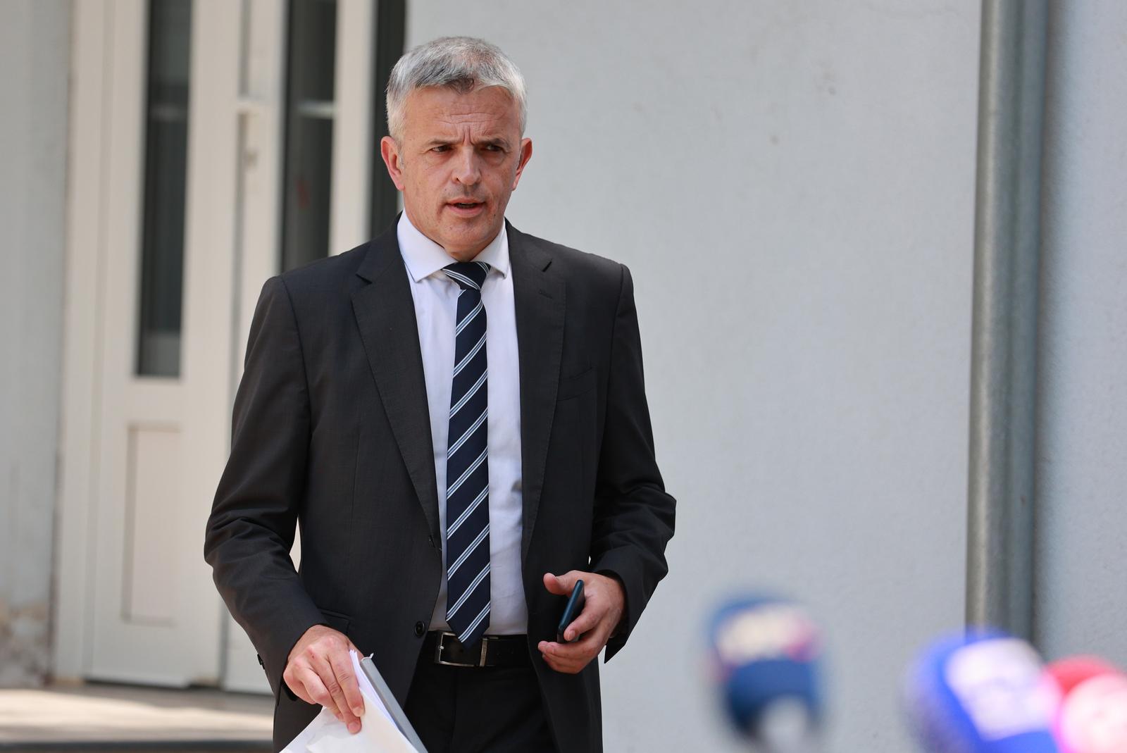 19.07.2023., Vukovar - Drzavni tajnik Ministarstva poljoprivrede Mladen Pavic dao je izjavu na temu trenutne situacije s africkom svinjskom kugom. Photo: Davor Javorovic/PIXSELL