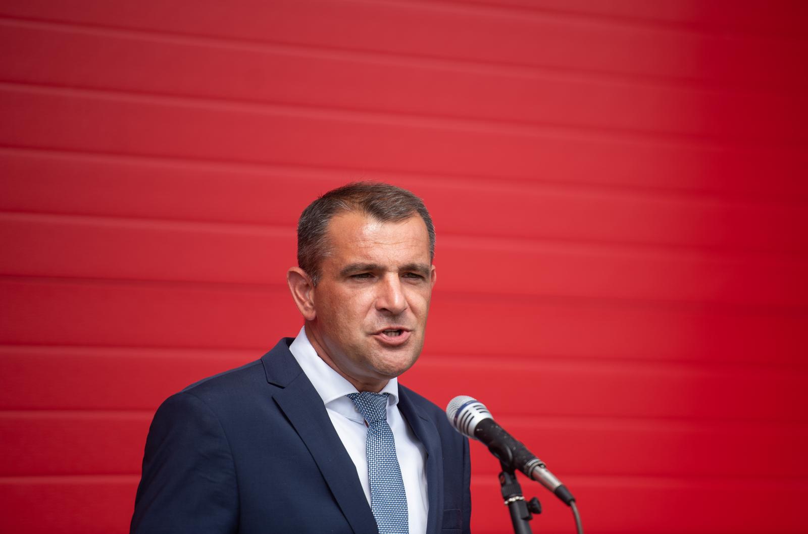 19.08.2023., Cakovec - Otvorenje novog vatrogasnog doma u Savskoj Vesi na kojem su nazocili zupan Matija Posavec, gradonacelnica Cakovca Ljerka Cividini, ministrica poljoprivrede Marija Vuckovic te parlamentarna zastupnica Snjezana Glavak. Photo: Neva Zganec/PIXSELL