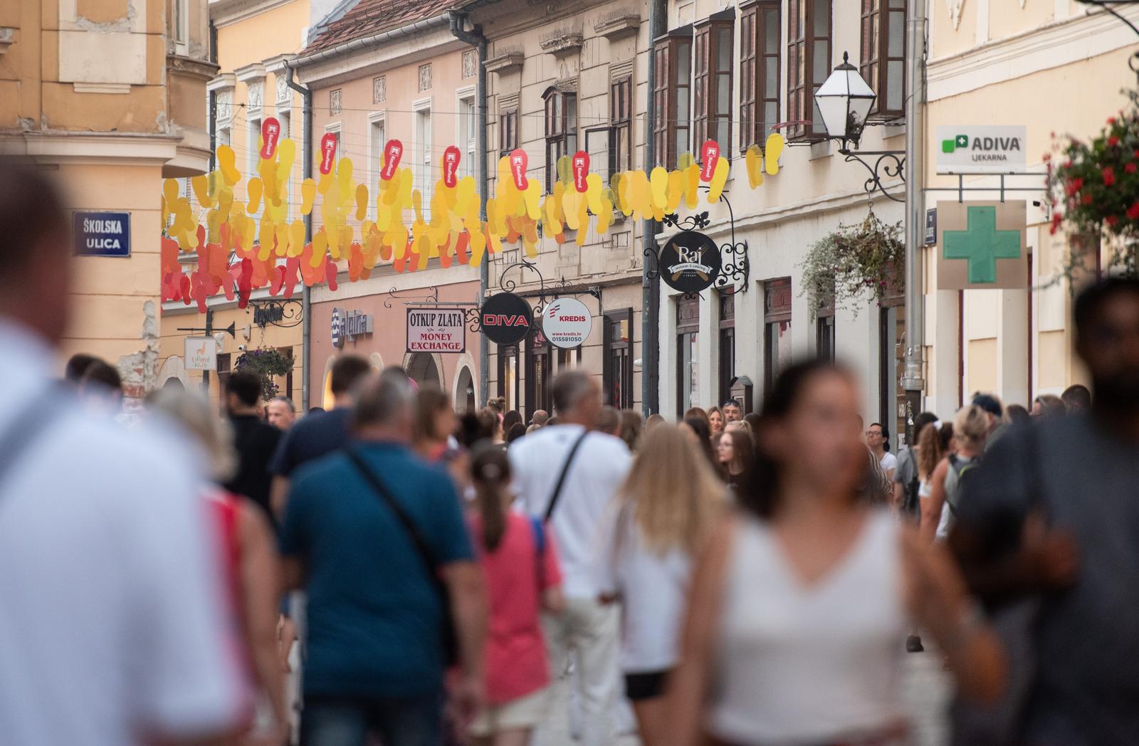 19.08.2023., Varazdin -Veliki broj posjetitelja na ovogodisnjem Spancirfestu. Photo: Neva Zganec/PIXSELL