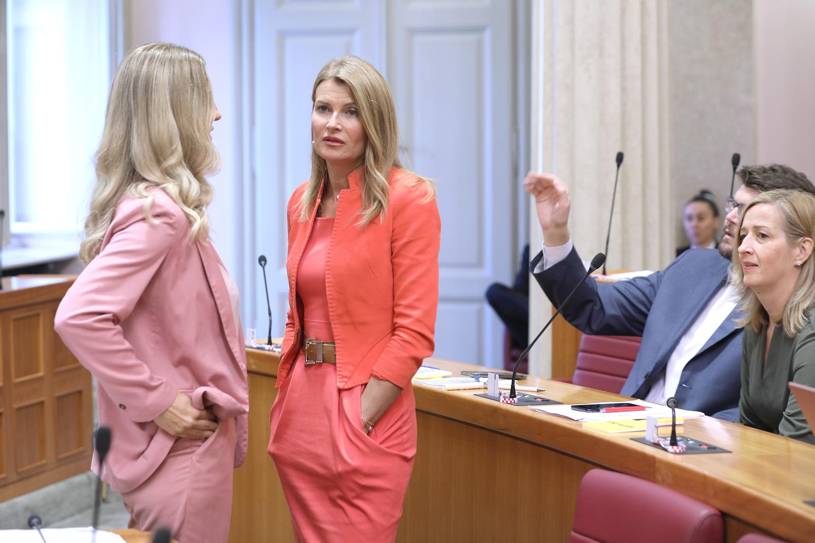 20.09.2023., Zagreb - Sabor 18. sjednicu nastavlja raspravom o Konacnom prijedlogu zakona o izbornim jedinicama za izbor zastupnika u Hrvatski sabor. Photo: Patrik Macek/PIXSELL
