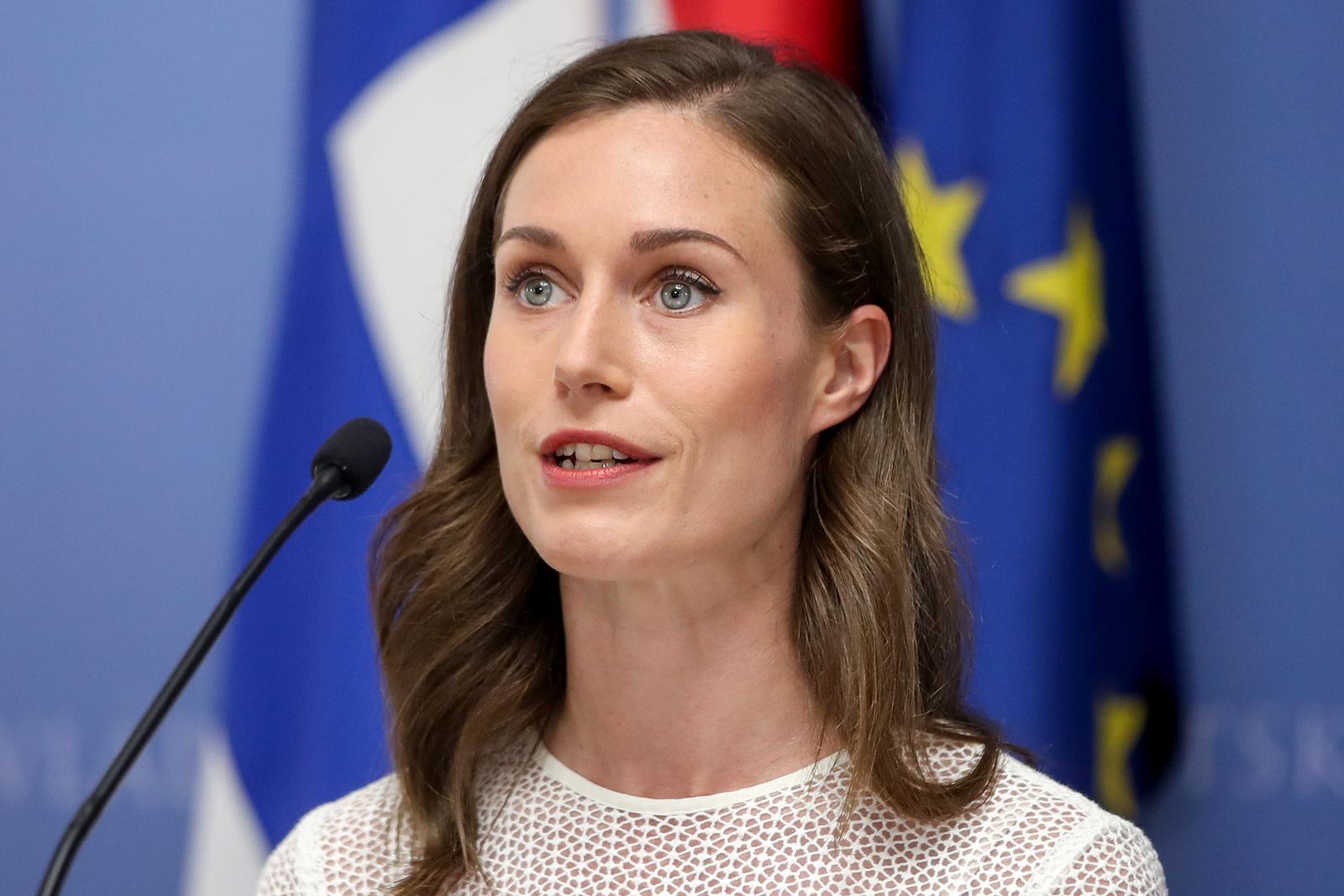 21.06.2022., Zagreb, Banski dvori - Predsjednica Vlade Republike Finske Sanna Marin prilikom sluzbenog posjeta Republici Hrvatskoj sastala se s predsjednikom Vlade Republike Hrvatske Andrejom Plenkovicem. Photo: Igor Kralj/PIXSELL
