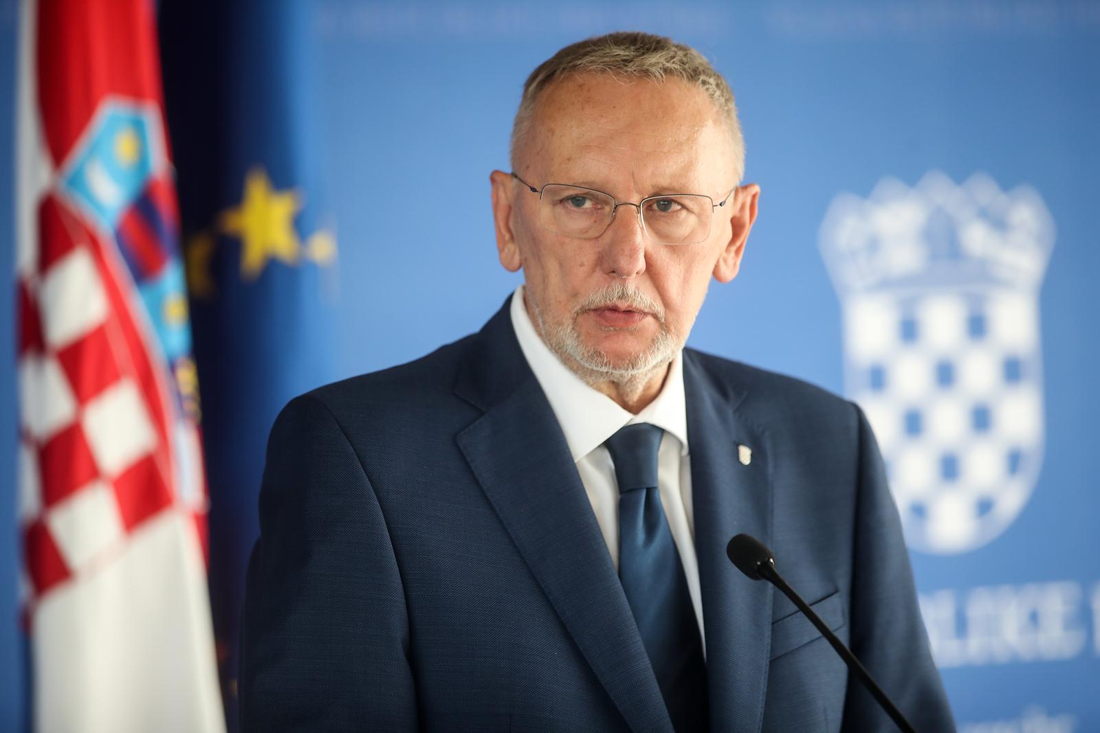 21.09.2023.., Zagreb - U NSK odrzana 251. sjednica Vlade Republike Hrvatske. Nakosjednice izjavu za medije dali su ministar Radovan Fuchs i Davor Bozinovic Photo: Slavko Midzor/PIXSELL