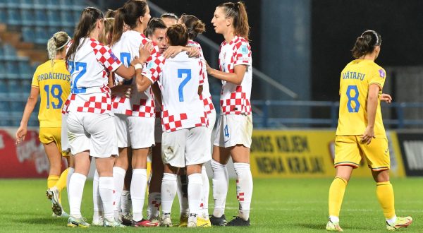 22.09.2023., Varazdin, Gradski stadion Varteks - Liga nacija nogometasica, Liga B, skupina B2: Hrvatska - Rumunjska. Photo: Vjeran Zganec Rogulja/PIXSELL