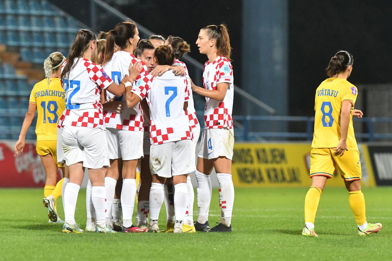 22.09.2023., Varazdin, Gradski stadion Varteks - Liga nacija nogometasica, Liga B, skupina B2: Hrvatska - Rumunjska. Photo: Vjeran Zganec Rogulja/PIXSELL