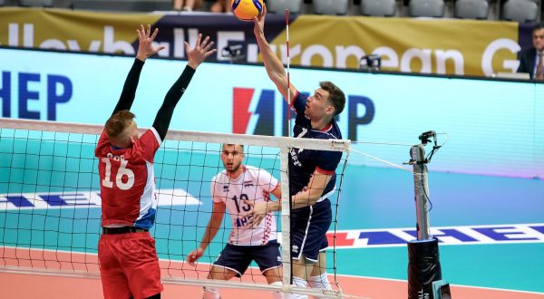25.06.2023., Zadar  - Odbojkaska Europska zlatna liga, Final four, utakmica za trece mjesto, Hrvatska - Ceska. Photo: Sime Zelic/PIXSELL/PIXSELL