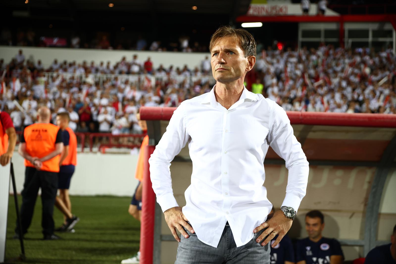 25.07.2023. Mostar - Drugo pretkolo kvalifikacija za Ligu prvaka izmedju HSK Zrinjski Mostar i SK Slovan Bratislava   Photo: Denis Kapetanovic/PIXSELL