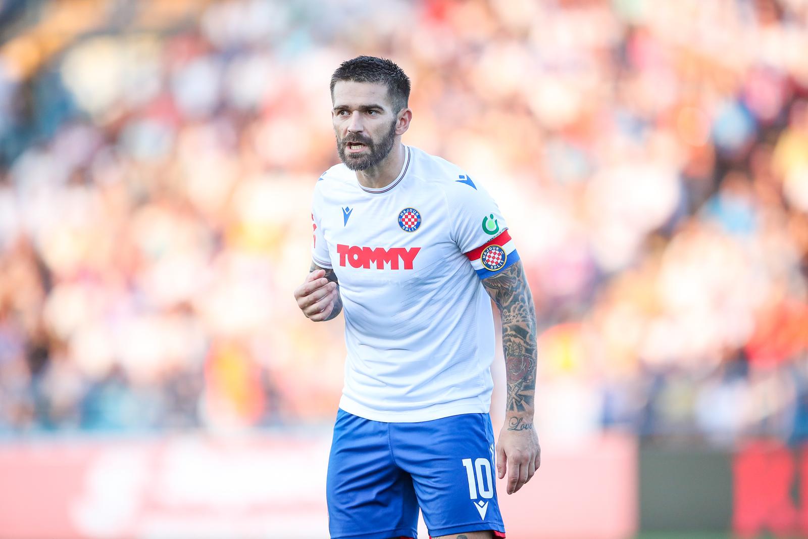 26.08.2023.., stadion Varteks, Varazdin - SuperSport HNL, 06. kolo, NK Varazdin - HNK Hajduk. Marko Livaja. Photo: Slavko Midzor/PIXSELL