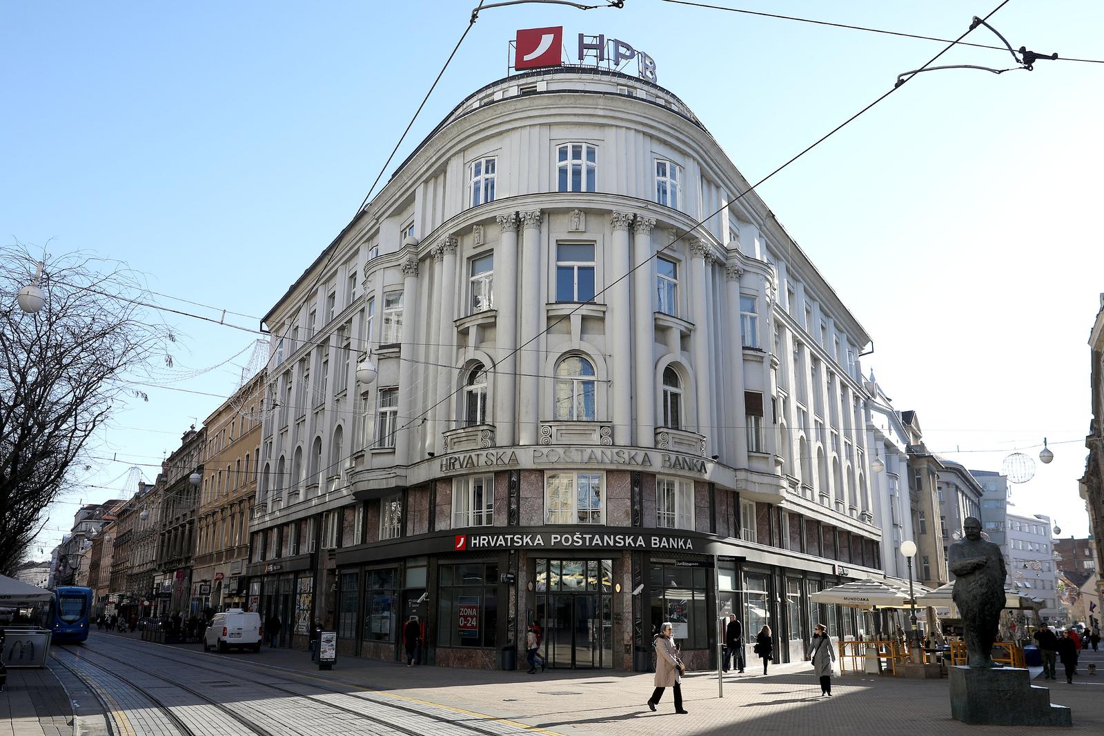 27.11.2017., Zagreb- Zgrada Hrvatske postanske banke u Juriscevoj ulici."nPhoto: Patrik Macek/PIXSELL