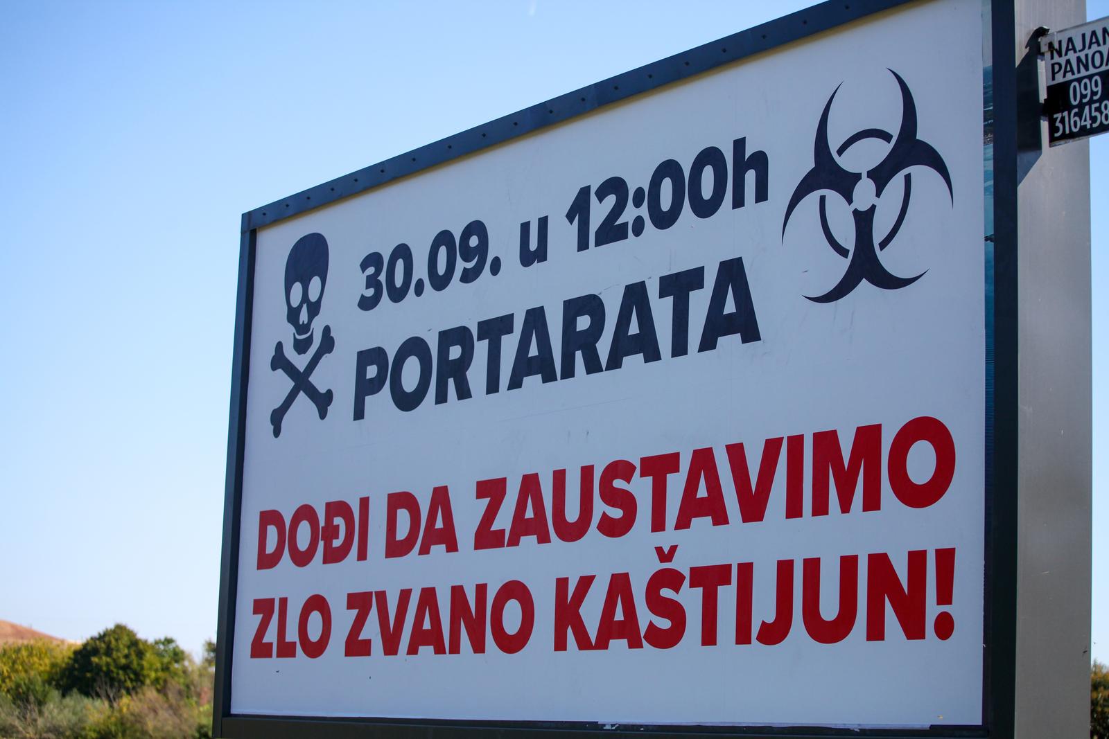 28.9.2023., Pula, Istra - Zupanijski centar za gospodarenjem otpadom Kastijun, protiv kojeg je najavljen prosvjed 30.9 u Puli.     Photo: Luka Batelic/PIXSELL